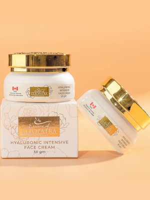 HYALURONIC INTENSIVE FACE CREAM and hyaluronic intensive mask.