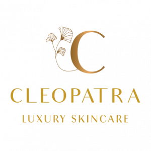 cleopatra luxury skincare logo.