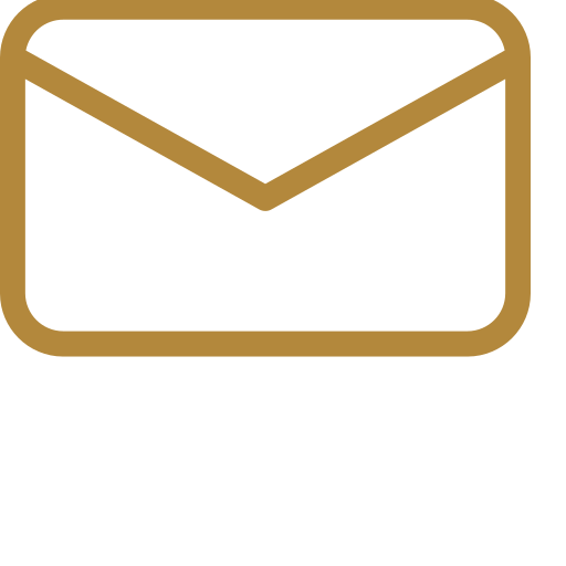 an envelope icon on a black background.